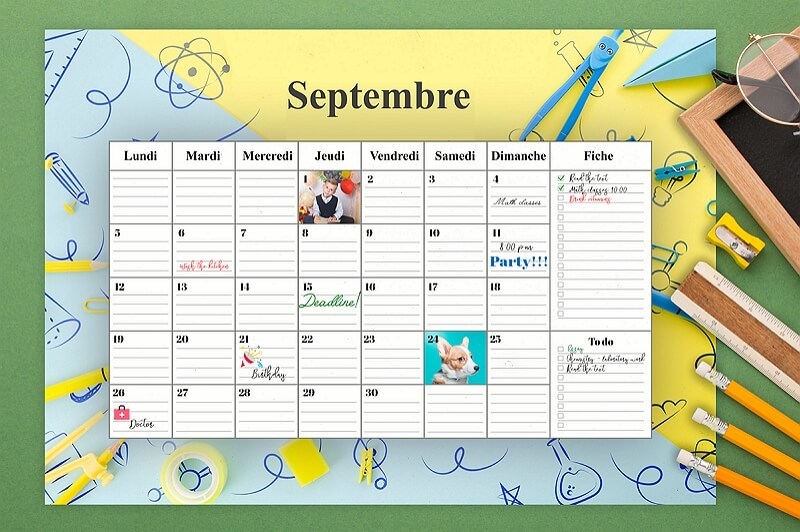 Calendrier scolaire